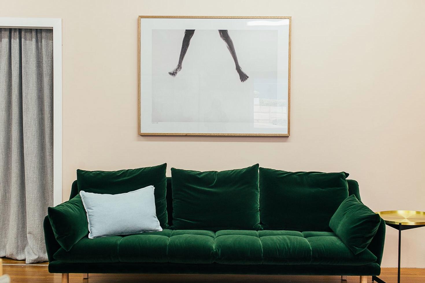 Styled modern interior featuring our curated sofa